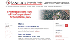 Desktop Screenshot of bannockplanning.org