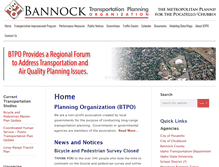 Tablet Screenshot of bannockplanning.org
